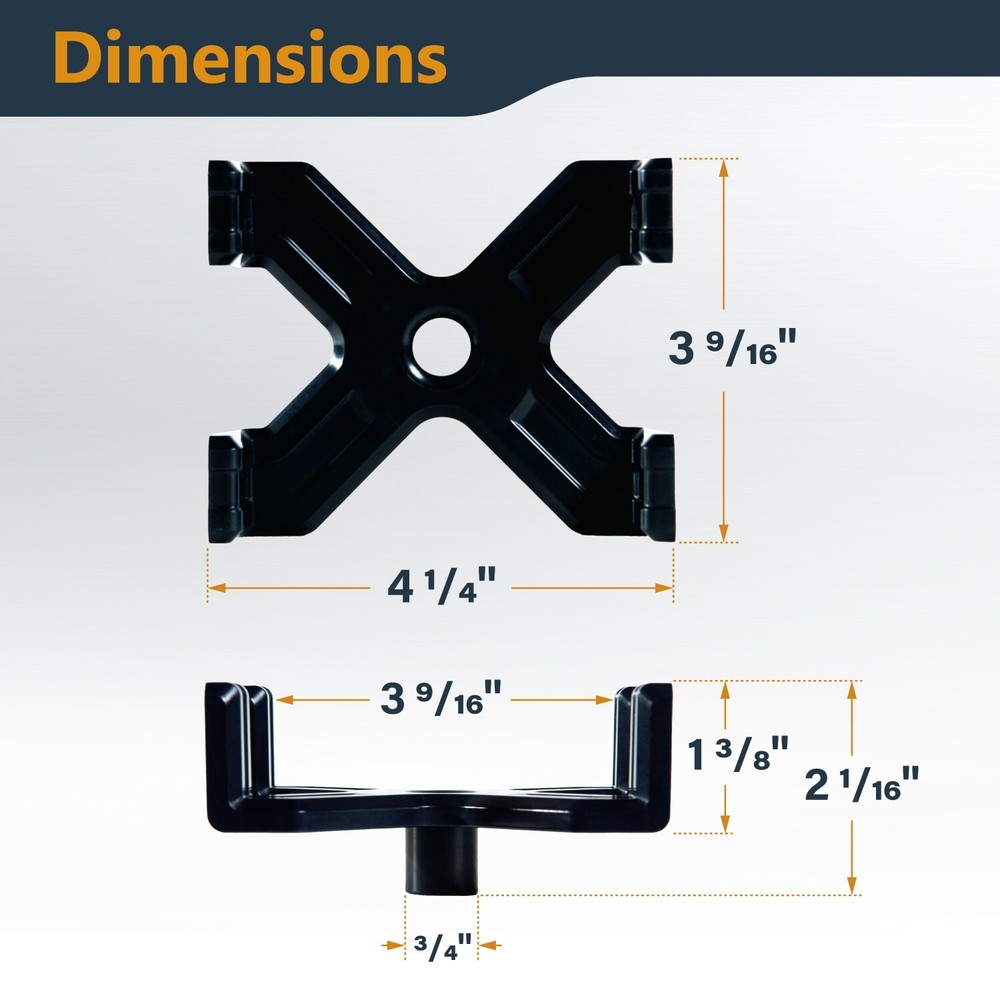 Lumber Support Brackets for Arachni Flex Portable Workbench, 2PK (72035)