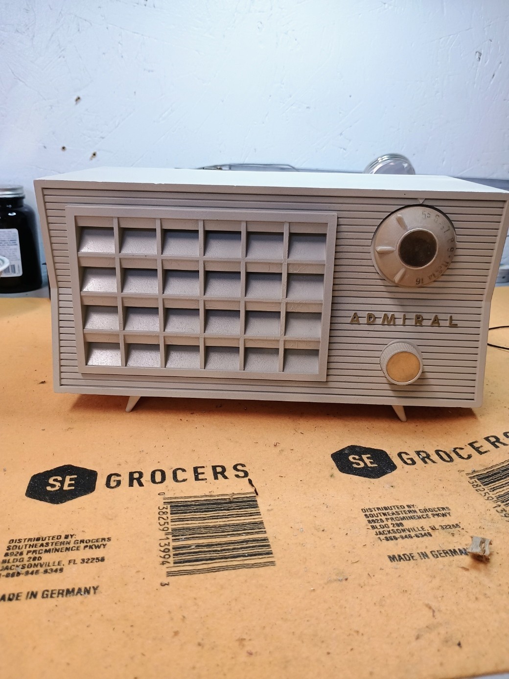 Vintage Admiral Radio model 5R3 Working W/Bluetooth