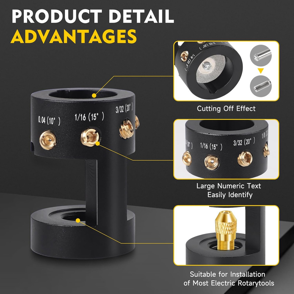 Tungsten Electrode Sharpener Head Tool, Tungsten Grinder for TIG Welding Single