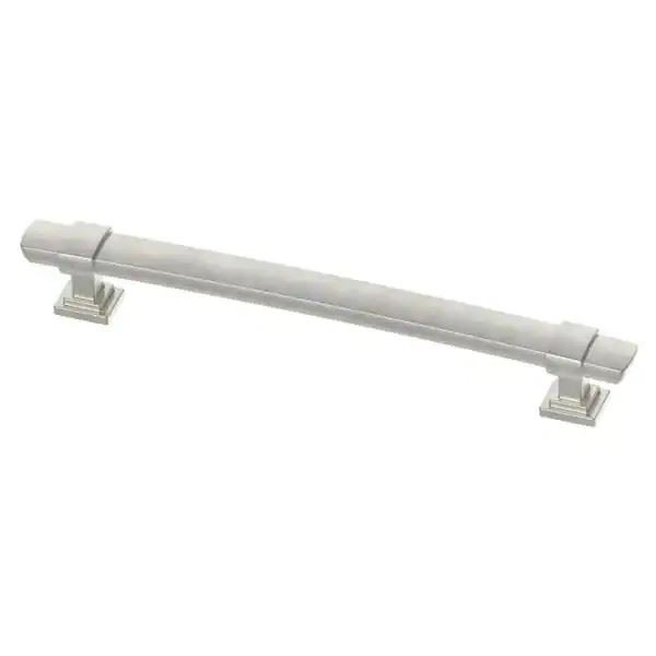6-5/16" Wrapped Square Pull Satin Nickel