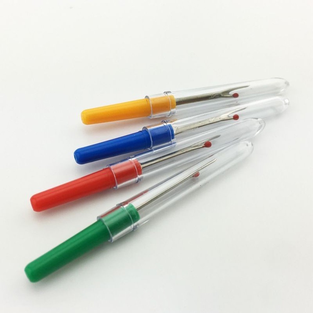 100PACK Handle Seam Ripper Stitch Unpicker Thread Cutter DIY Remover Sewing Tool