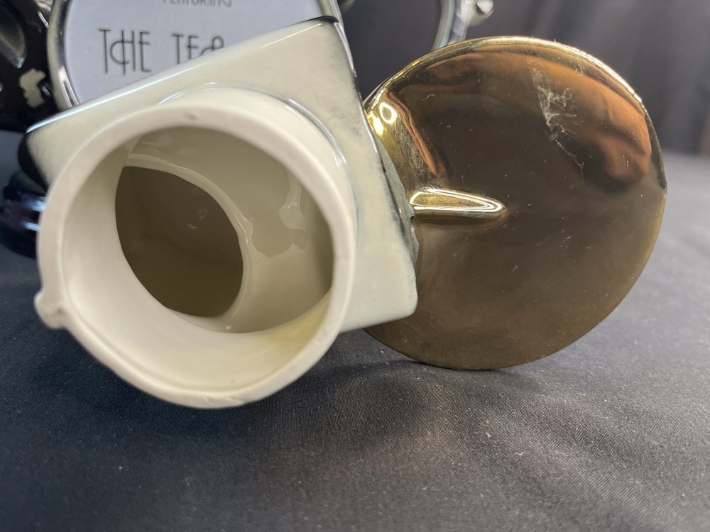 Richard Parrington Designs Drum Set Teapot Made In England please read descript