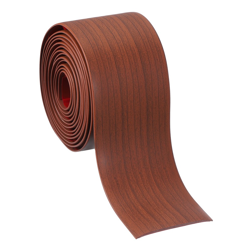 Self Adhesive Floor Transition Strip 10ftx3" Vinyl Divider Walnut