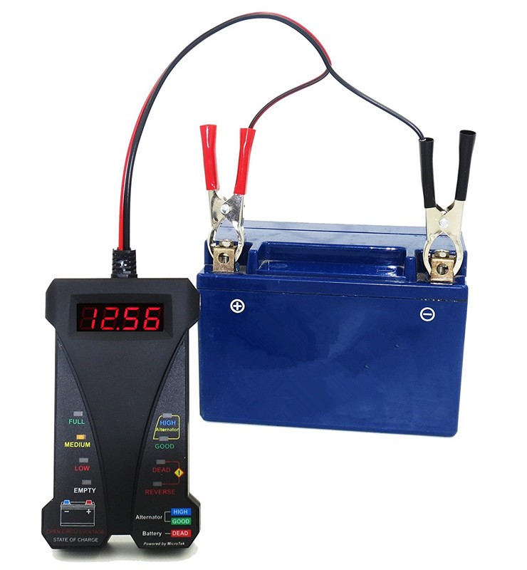 Professional Car Digital Battery Tester Voltmeter Charging System Analyzer Tool
