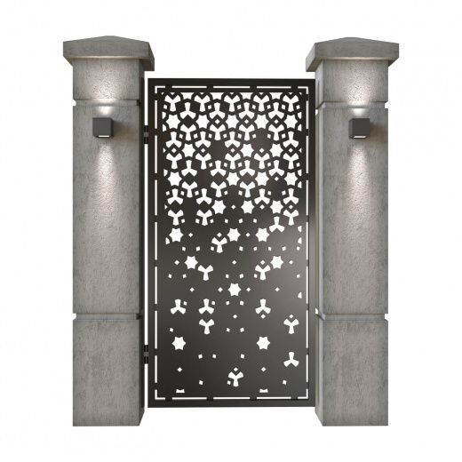 Gorgeous Custom Handcrafted Metal Entry Gate