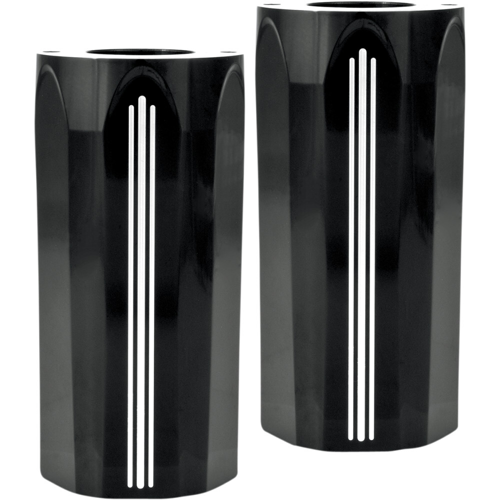 Performance Machine Fork Slider Covers - Tech - Contrast Cut | 0208-2045-BM