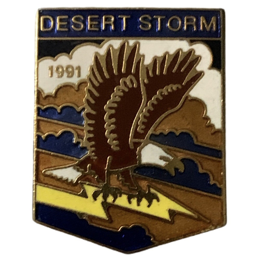 1991 Operation Desert Storm Eagle Pin