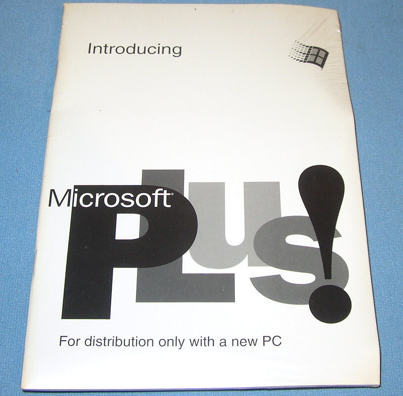 Microsoft PLUS! Companion Windows 95/98? Enhancement Software CD *New & Sealed*