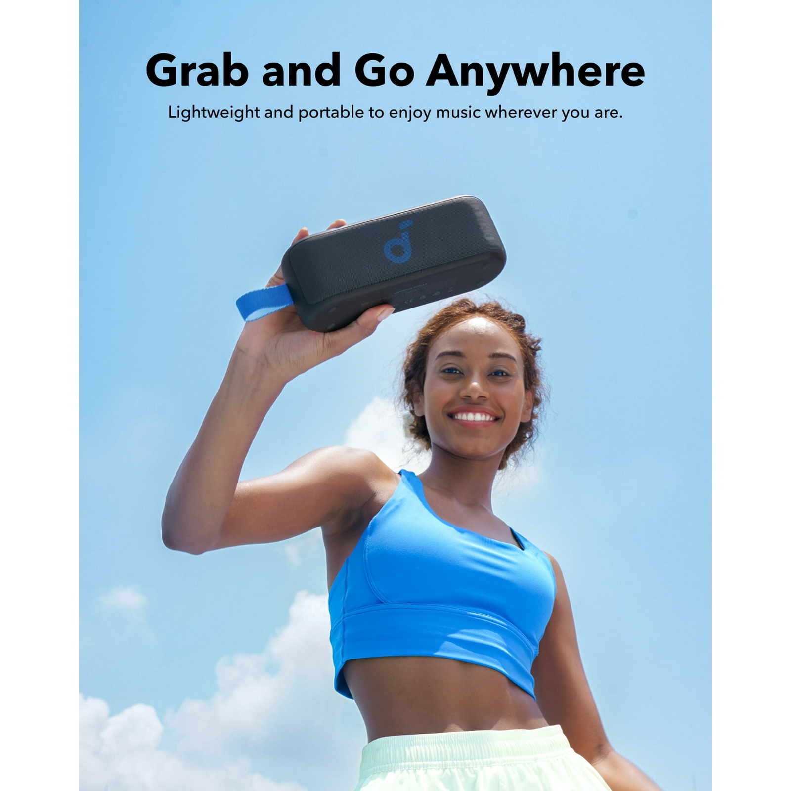 soundcore Select 3 Portable Outdoor Speaker BassUp Tech Waterproof 16W|Refurbish