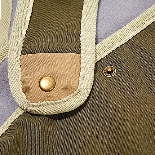 Turtleneck Jacket with Harness Opening, Fleece Lining, Medium Sage Green