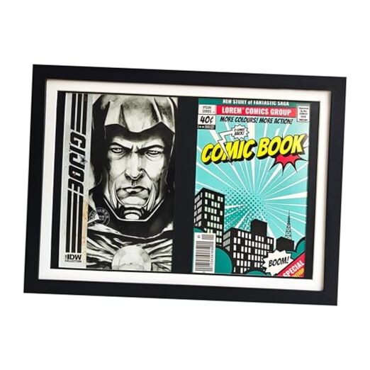 Double Comic Book Frame ,magazine frame,comic book storage,comic book