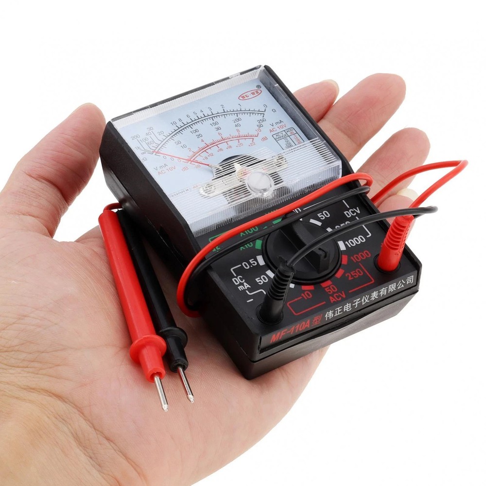 Volt Voltmeter Ammeter Ohmmeter Analog Multimeter Tester Meter AC/DC 1000V/500mA