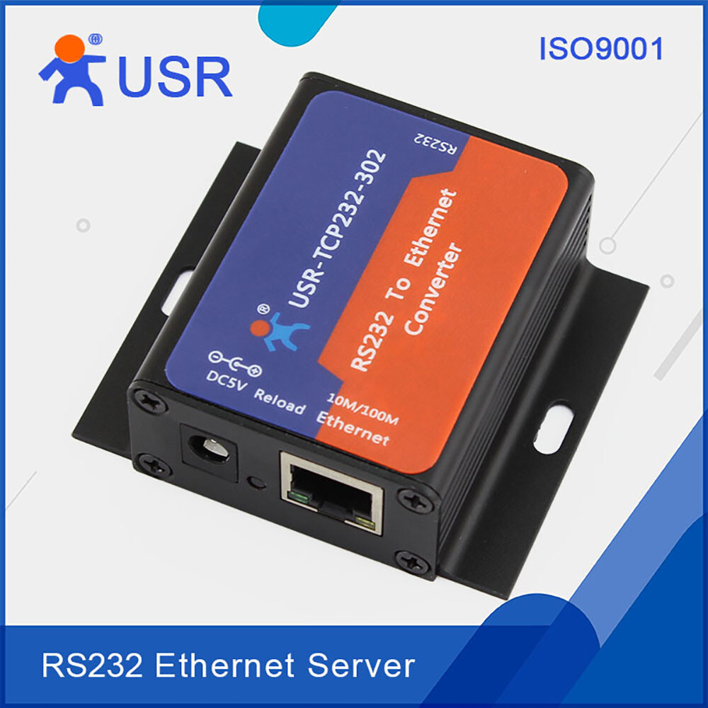 RS232 to TCP IP Ethernet Converter Serial Server Module Tiny Size USR-TCP232-302