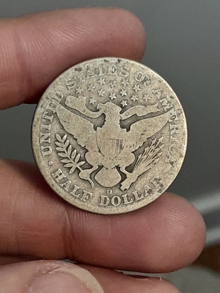 1915- D Barber Half Dollar #21