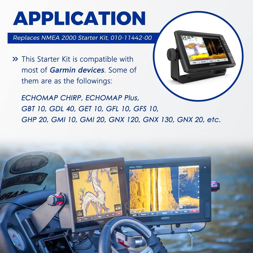 010-11442-00 Cable Kit Replace for Nmea 2000 Starter Kit with T-Connectors