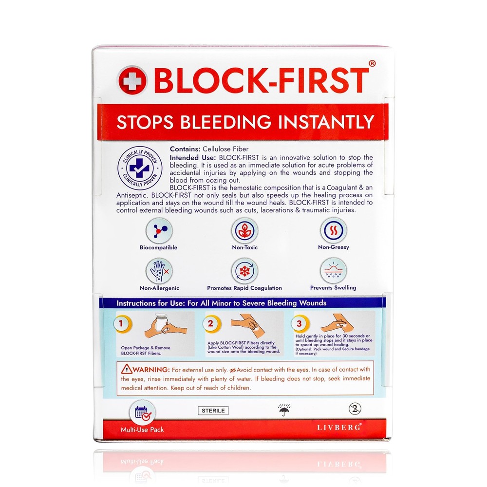 Advanced First Aid Kit– Stops Bleeding Instantly & Prevents Stitches, Trauma ...