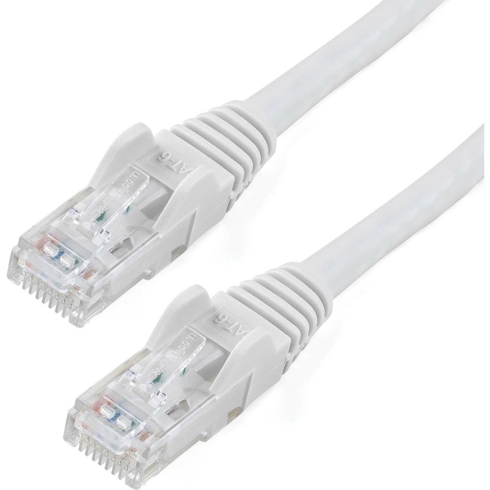 StarTech N6PATCH20WH 20ft White Cat6 Patch Cable Snagless RJ45
