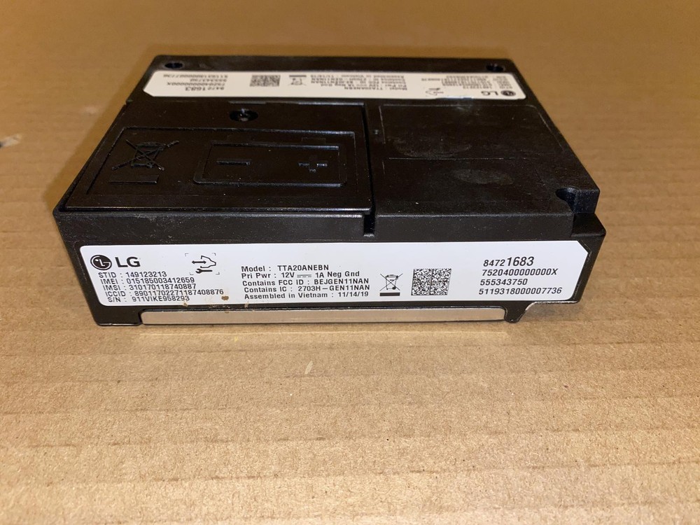 2020 BUICK ENCORE GX ONSTAR MODULE TELEMATICS EU1 84721683 COMM CTRL MODULE