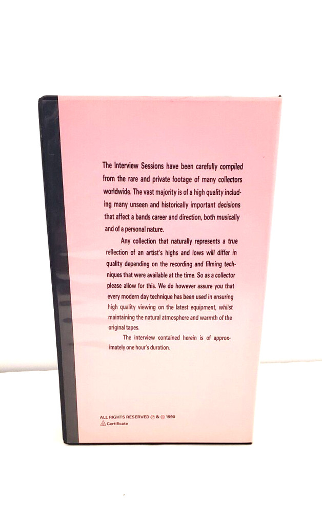 KISS The Interview Sessions VHS New 4508