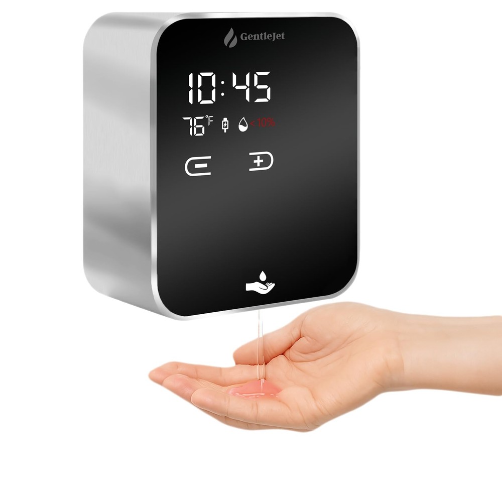 AuraJet Automatic Liquid Soap Dispenser Wall Mount, Touchless Motion Sensor, ...