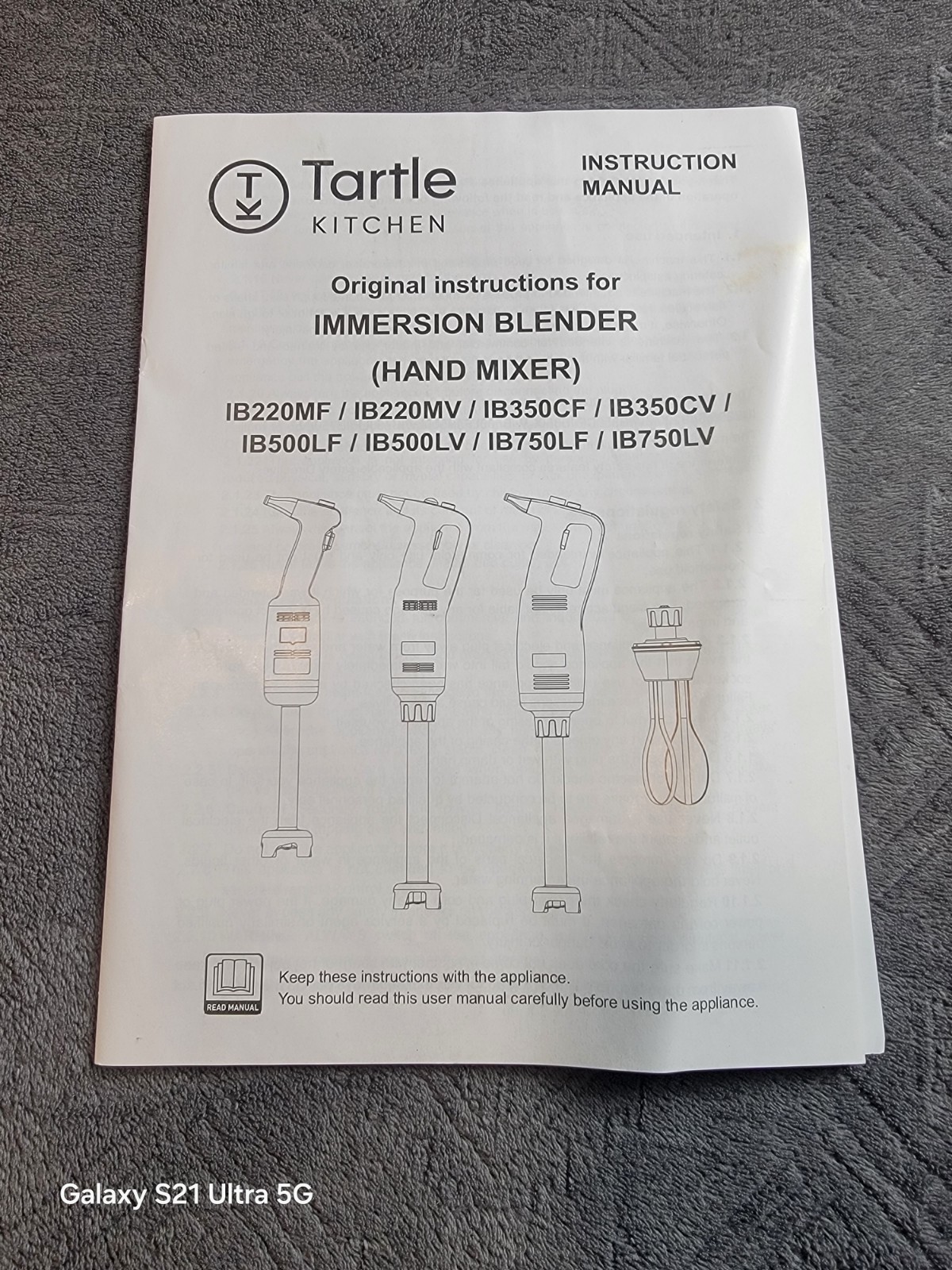 Commercial Immersion Blender, Variable Speed, Extra Heavy Duty 750W 8000-19000