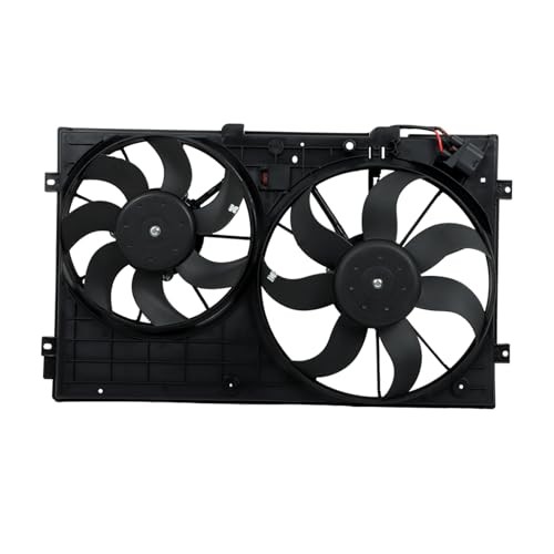 Radiator Condenser Cooling Fan Assembly Replacement for TT 2008-2014