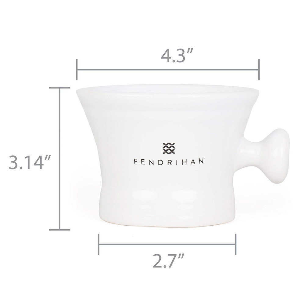 Essential Apothecary Shaving Mug (White)