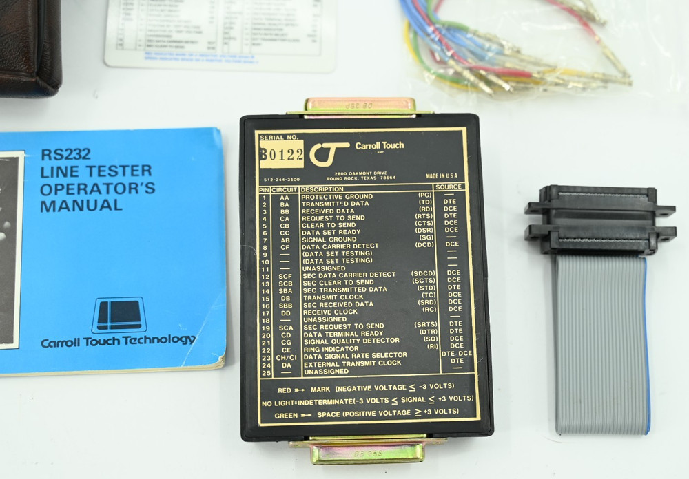 Carroll Touch Technology Multi-Link Adapter RS-232 Breakout Box Tester 232LT