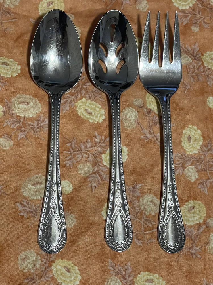 Wallace 18/10 Continental Bateman Flatware 3 Pc