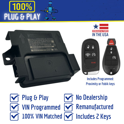 2015 RAM 1500-5500 RF Hub Module Part# 68234887AE w/ programmed keys