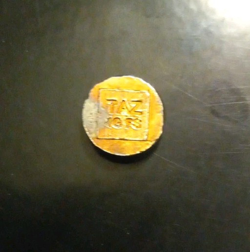 Taz Handpour, Bitcoin, 4 Grams Fine Silver