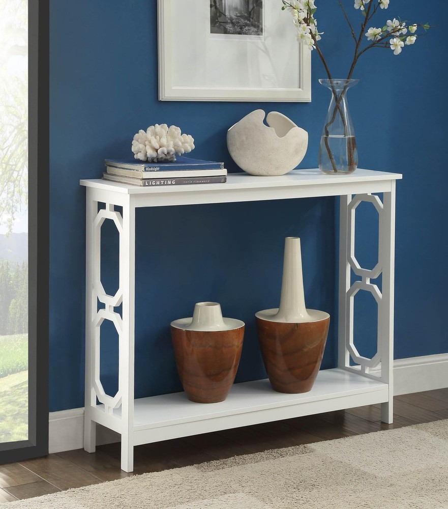 Pemberly Row Console Table in White