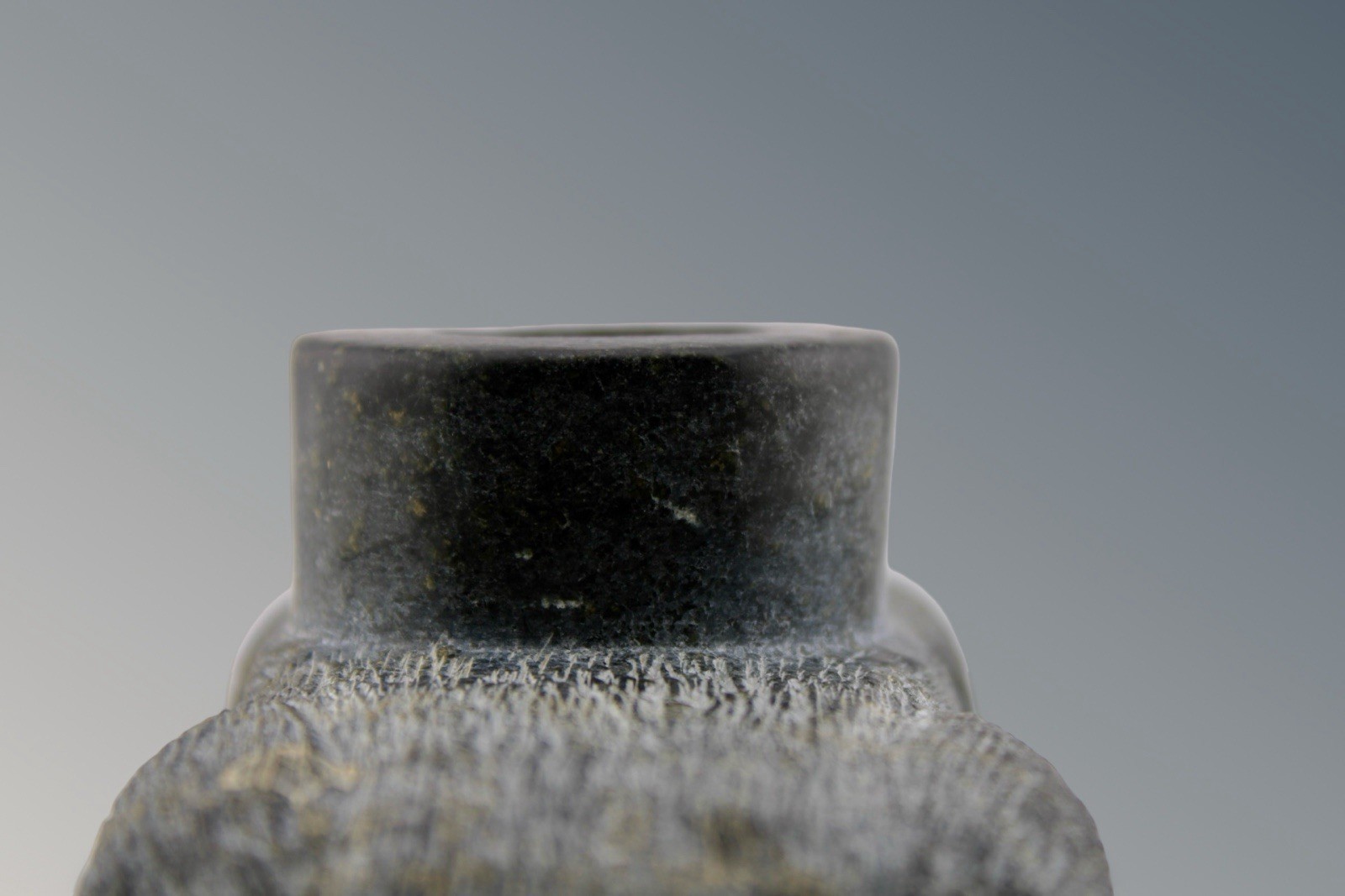 Cherokee Council Bear Effigy Pipe Late 19th Century NC High Rock 13” Long