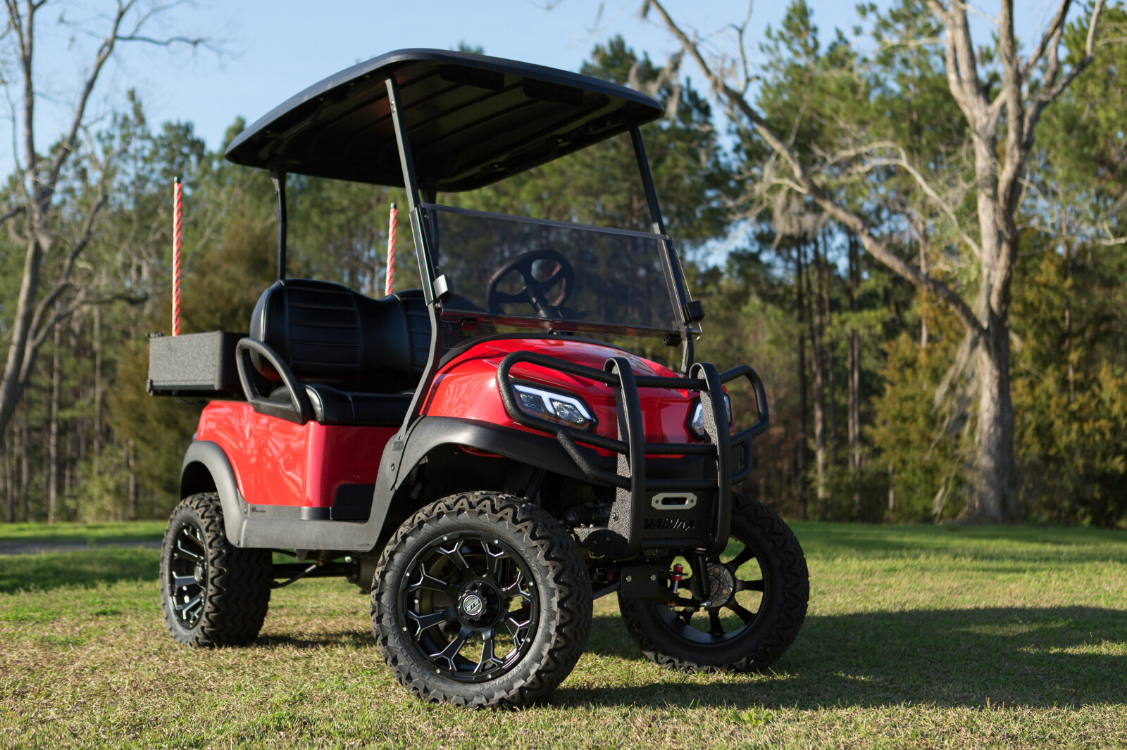 Club Car Precedent (04-21) Golf Cart Fold Down Windshield - Tinted