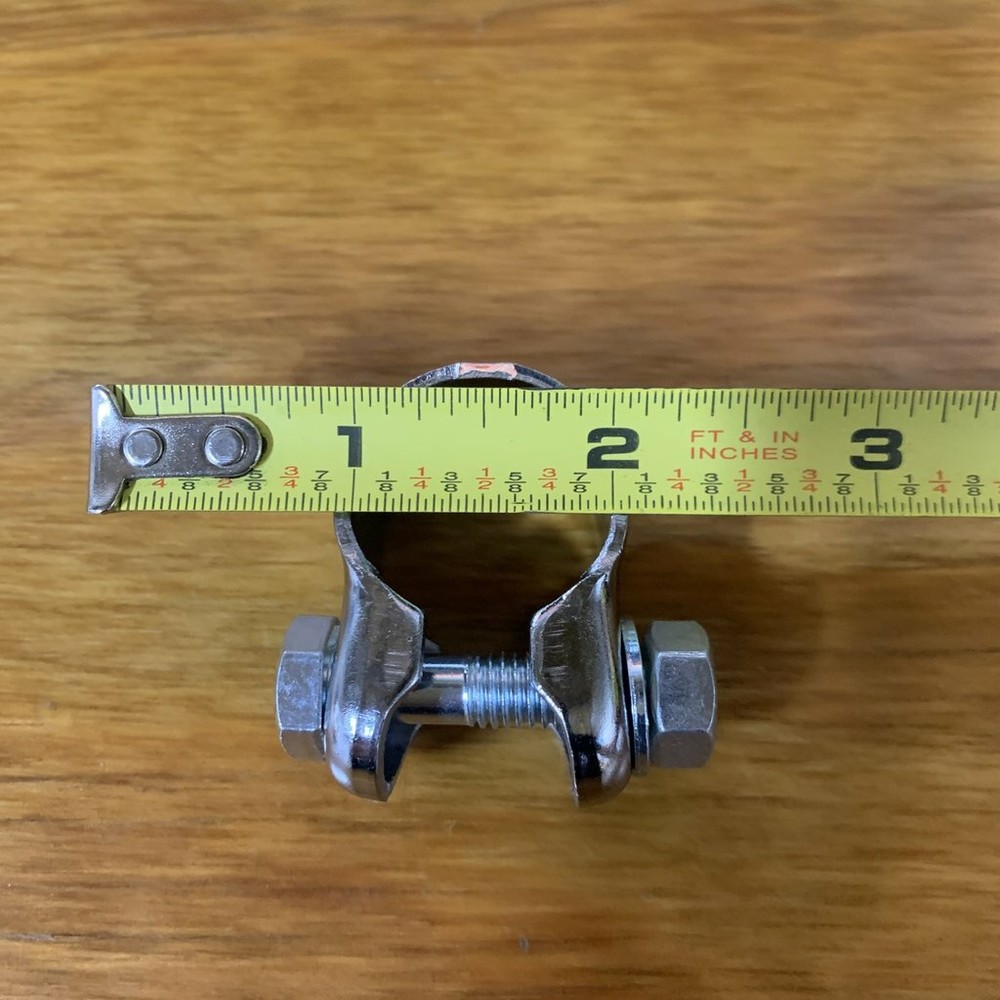 BICYCLE SEAT POST CLAMP MOST COMMON SIZE CHROME QUALITY