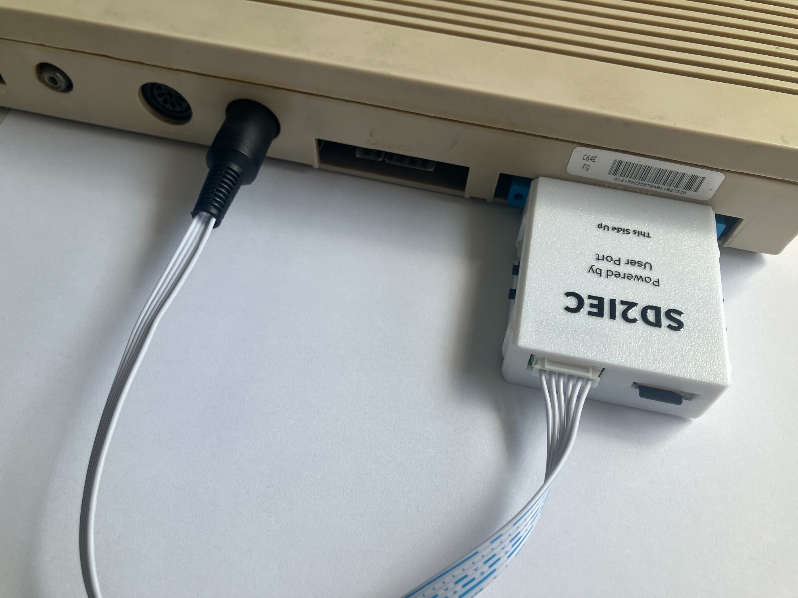 Commodore 64 Micro SD Card Reader SD2IEC Powered By User Port