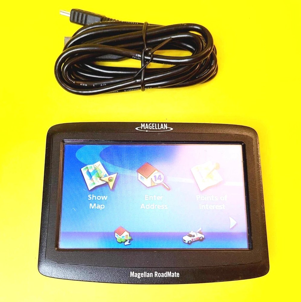 MAGELLAN ROADMATE 1430 GPS NAVIGATION SYSTEM UNIT 4.3" TFT LCD PORTABLE BLACK