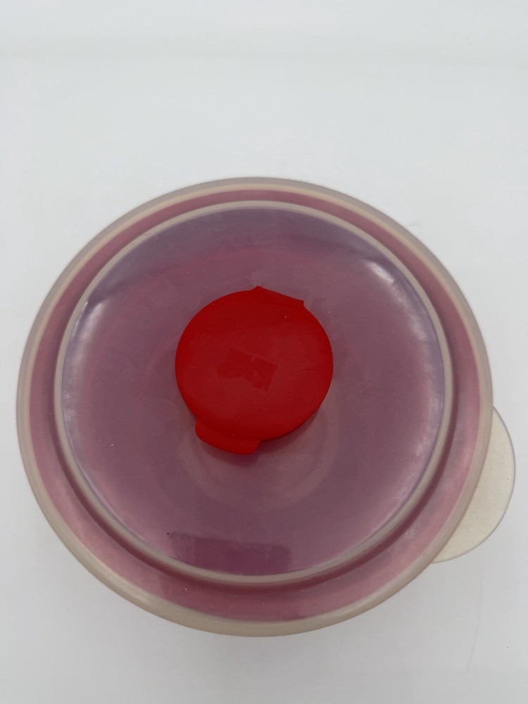 PAMPERED CHEF Microwave POPCORN MAKER Red 1457 COLLAPSIBLE