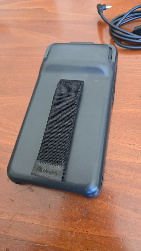 Shopify POS Go Terminal S2001 Card Reader, Case, & Barcode Scanner - Working