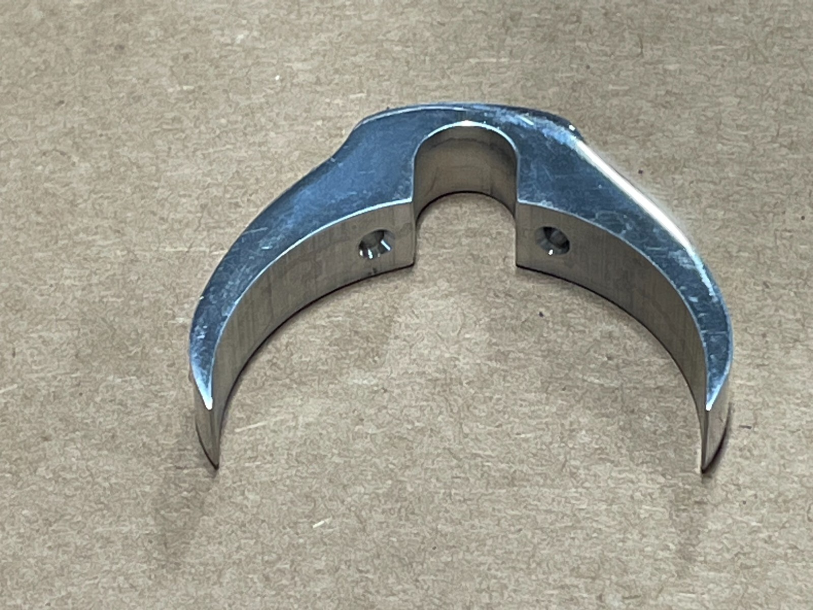 V-FACTOR POLISH BRAKE LINE CLAMP FOR 41mm FORK TUBE BIG DOG AIH HARLEY