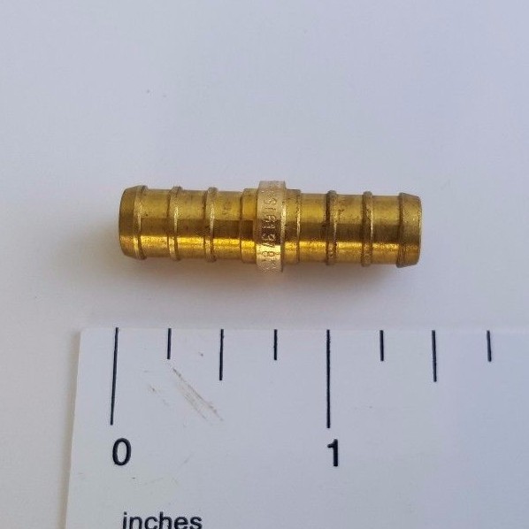 10 Pieces 3/8" Pex Coupling - Lead Free Brass Crimp Coupling 25-5-5=10