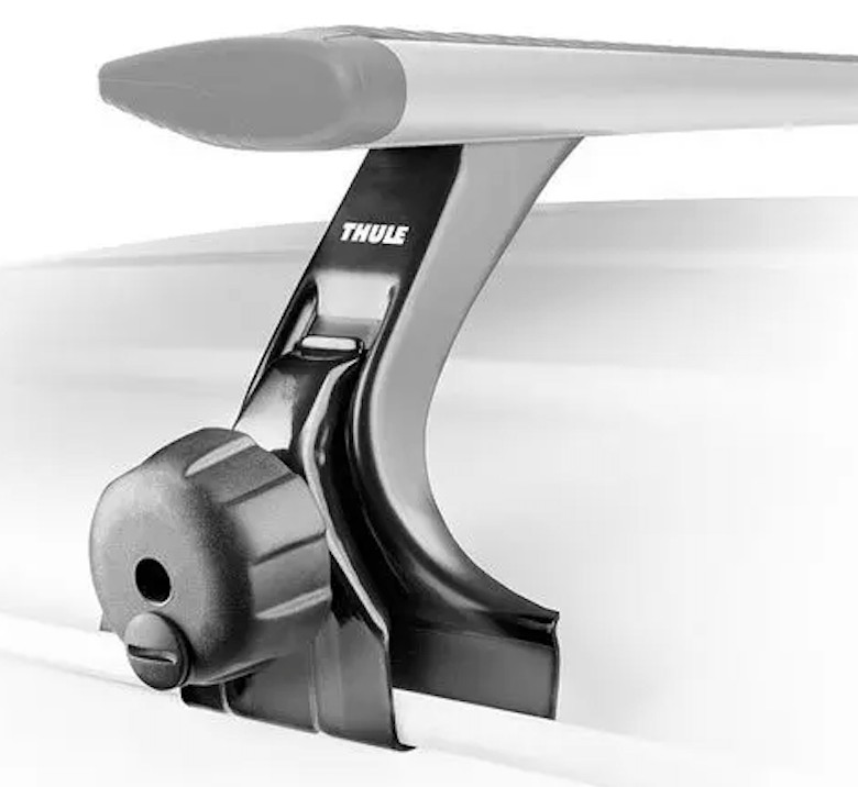 Thule 300 Rain Gutter Foot Pack Roof Rack System 4 Towers Brand New