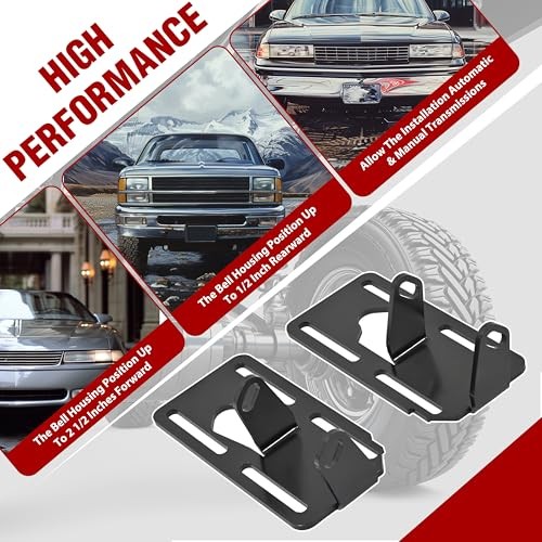 LS Conversion Engine Mounts Compatible with 1973-1998 Square Body Chevy GMC