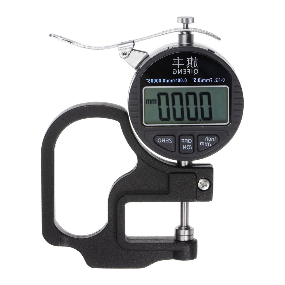 Digital Thickness Gauge 0.00005" Range 0.5" Electronic Micrometer Measuring Tool