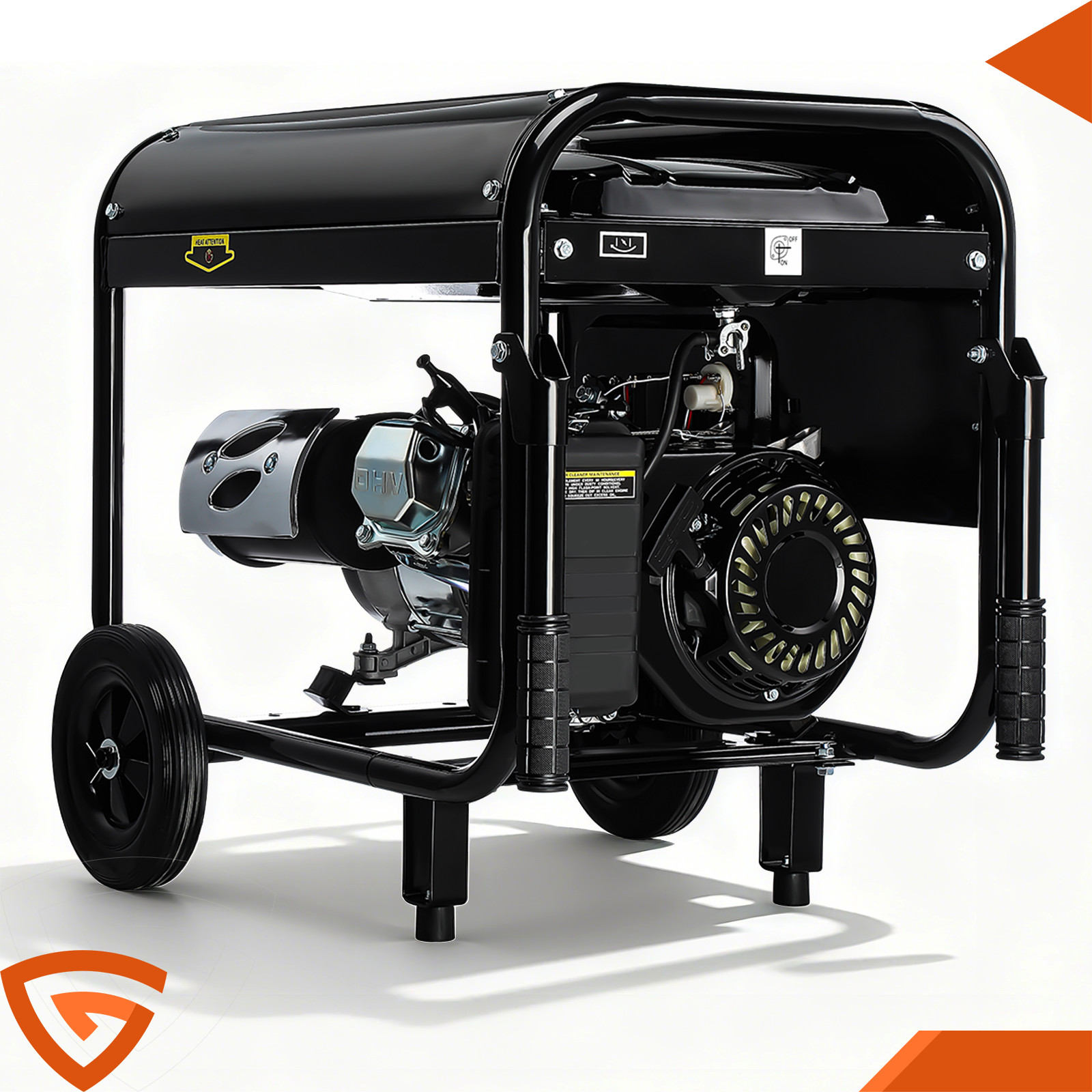 3000W Portable Inverter Generator Gas Powered Quiet For Home Backup Construction