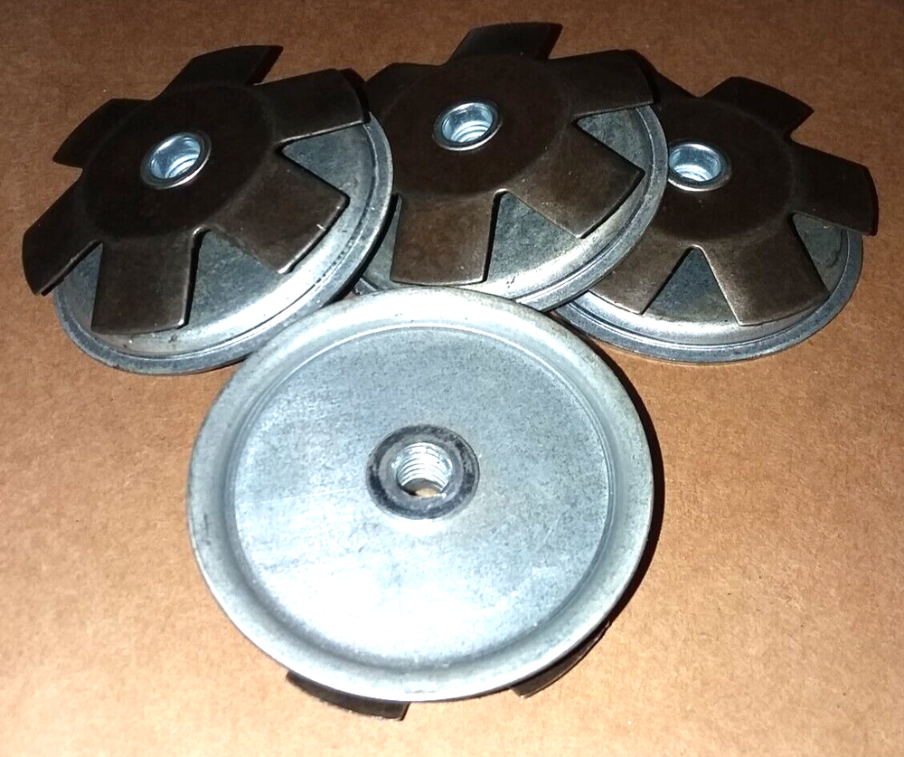 4 Pack Threaded Star Type 2-1/2"(OD) Round Tubing Insert 5/16-20 Threads