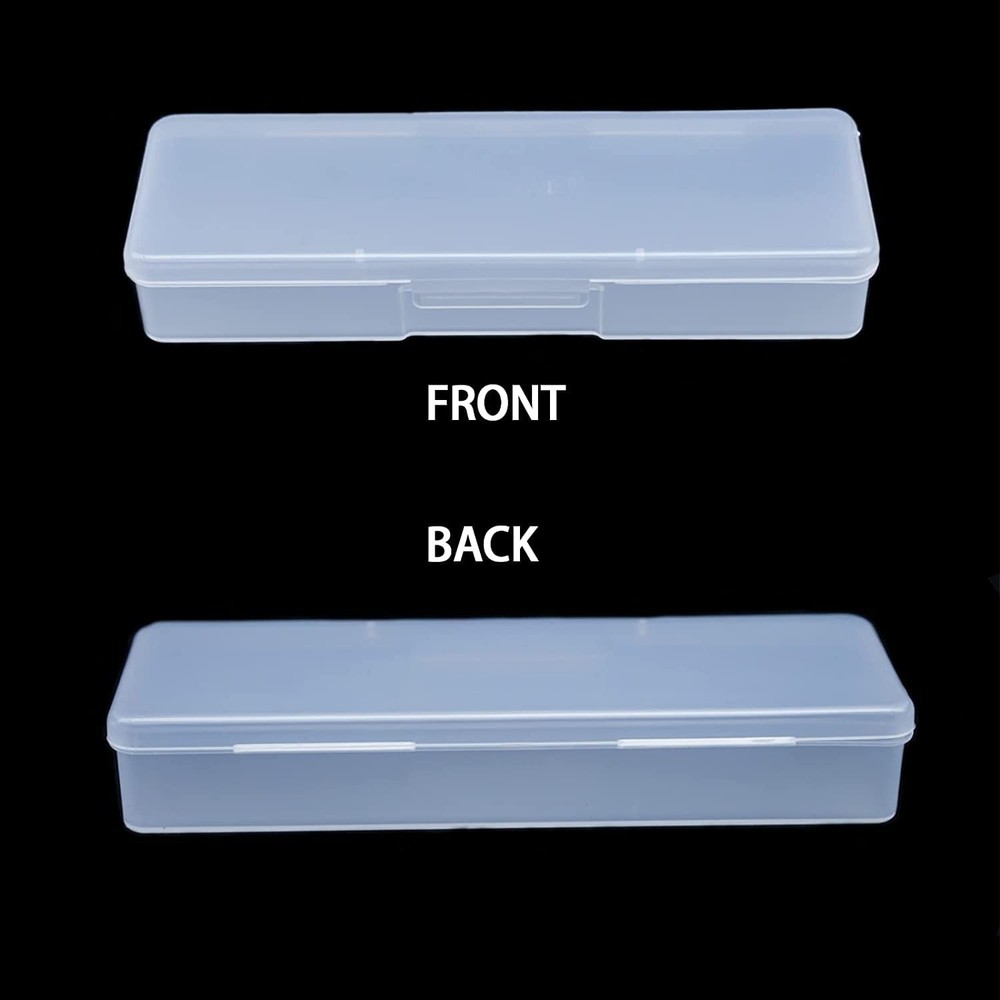 4 Pieces Plastic Storage Personal Box for Nail, Nail Implement Storage Box Or...