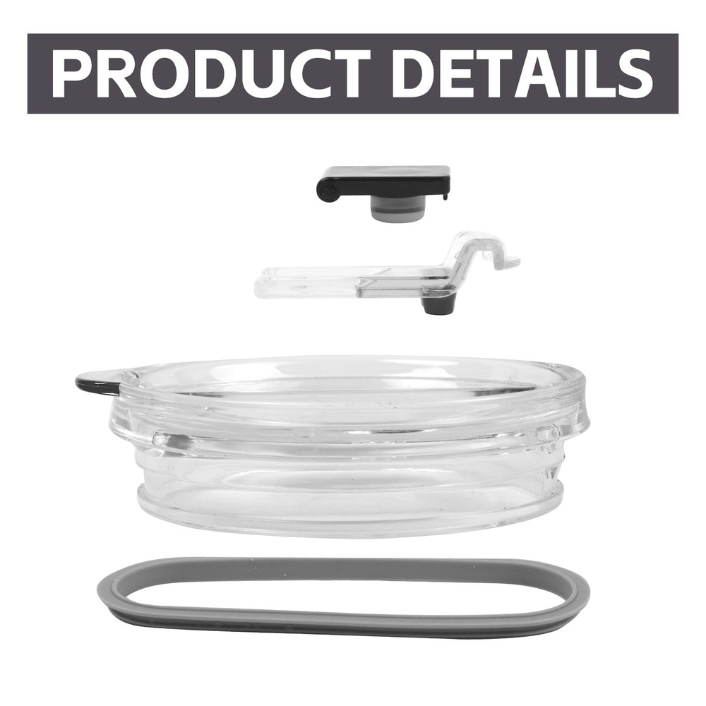 Lid Replacement Compatible with Reduce 50 oz 40 Standard, Transparent