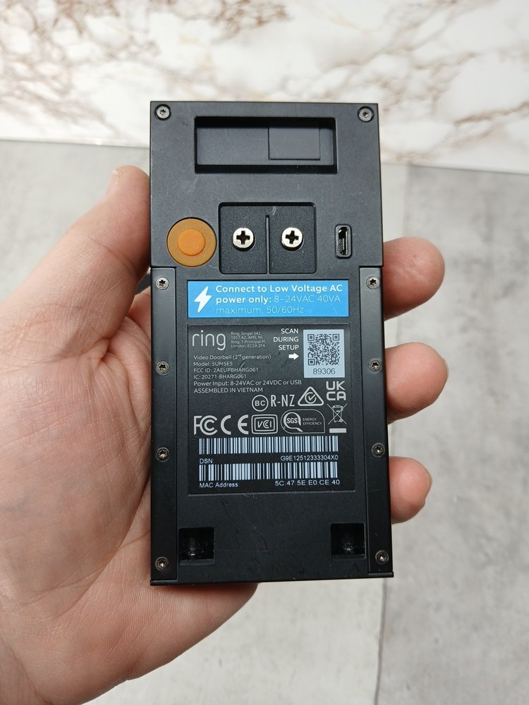 Ring Doorbell (2nd Generation) Wireless 5UM5ES