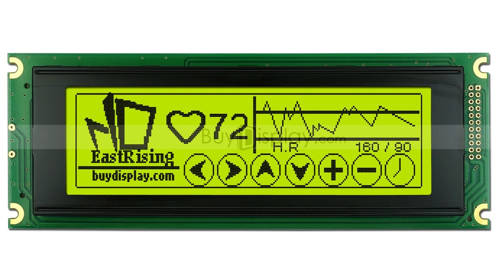 240x64 24064 Graphic LCD Module Display w/RA6963,T6963 Controller w/Tutorial